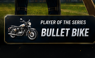 Player of the series bike prize